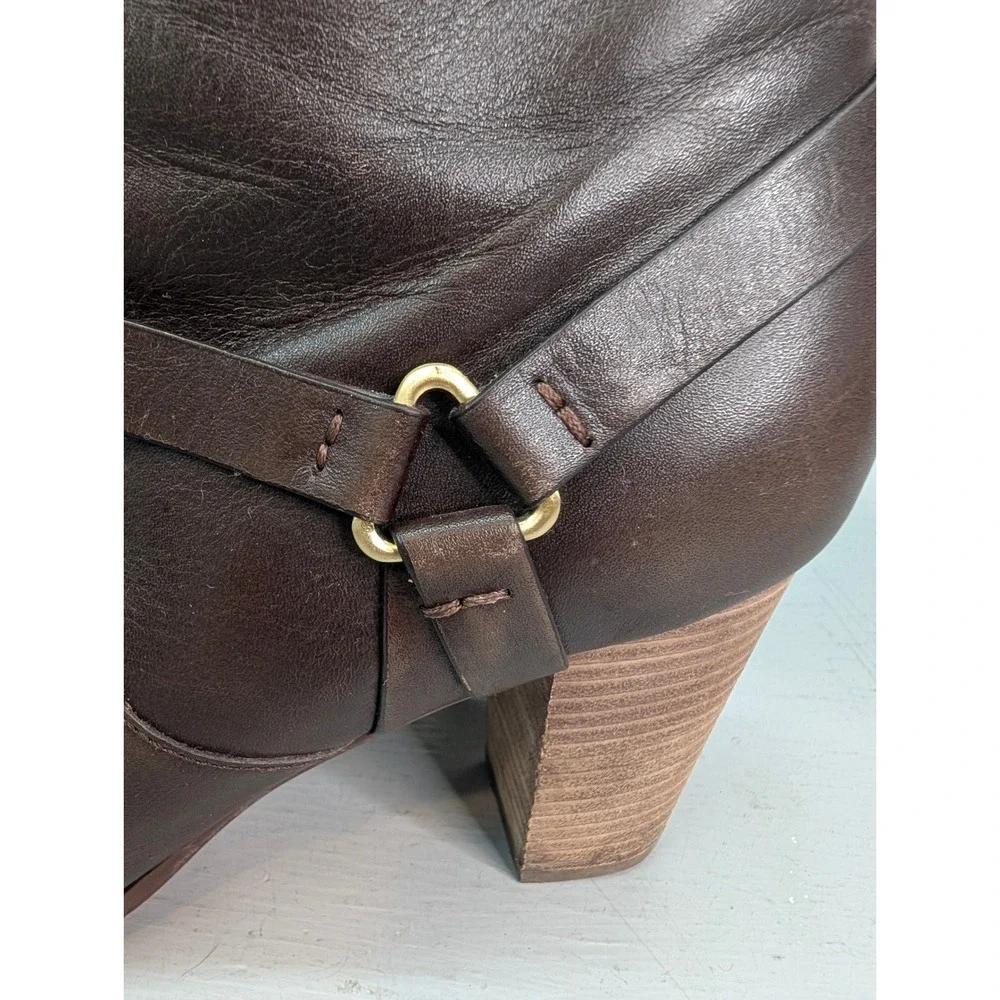 Cole Haan Women's Brown Leather Grand OS Ankle Booties D42739 Size 10B Casual‎